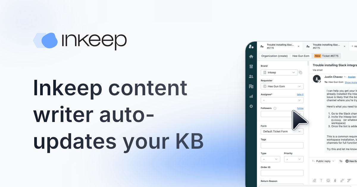 Inkeep content writer auto-updates your KB | Arcade